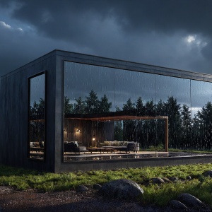 Модульный дом 6х3м с утеплением 150мм