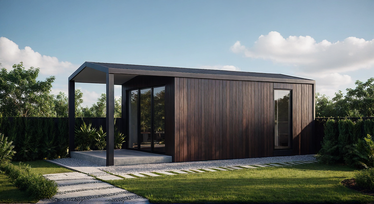 Модульный дом 6х3,4м + Терраса 2х3,4м