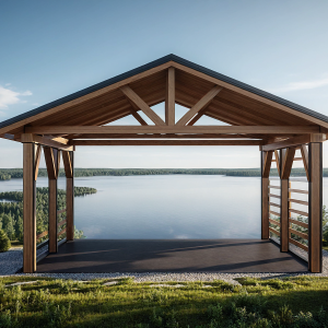 Навес (беседка) 5х5 м
